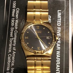 Citizen Eco-Drive solar watch with diamonds